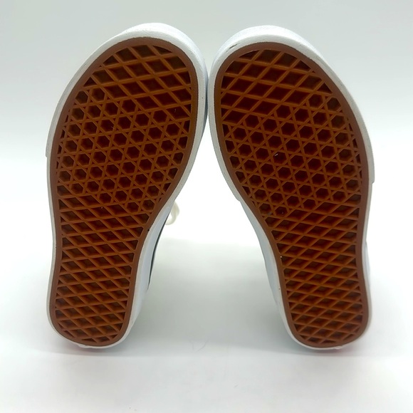 Vans Sk8 Hi Shoes Sneakers Women’s 5.0 Black White Canvas Checkerboard - Picture 12 of 13